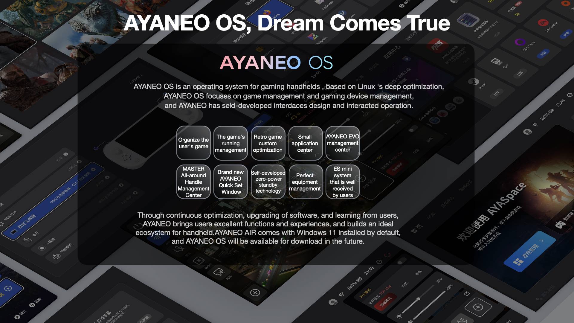 Aya Neo OS details