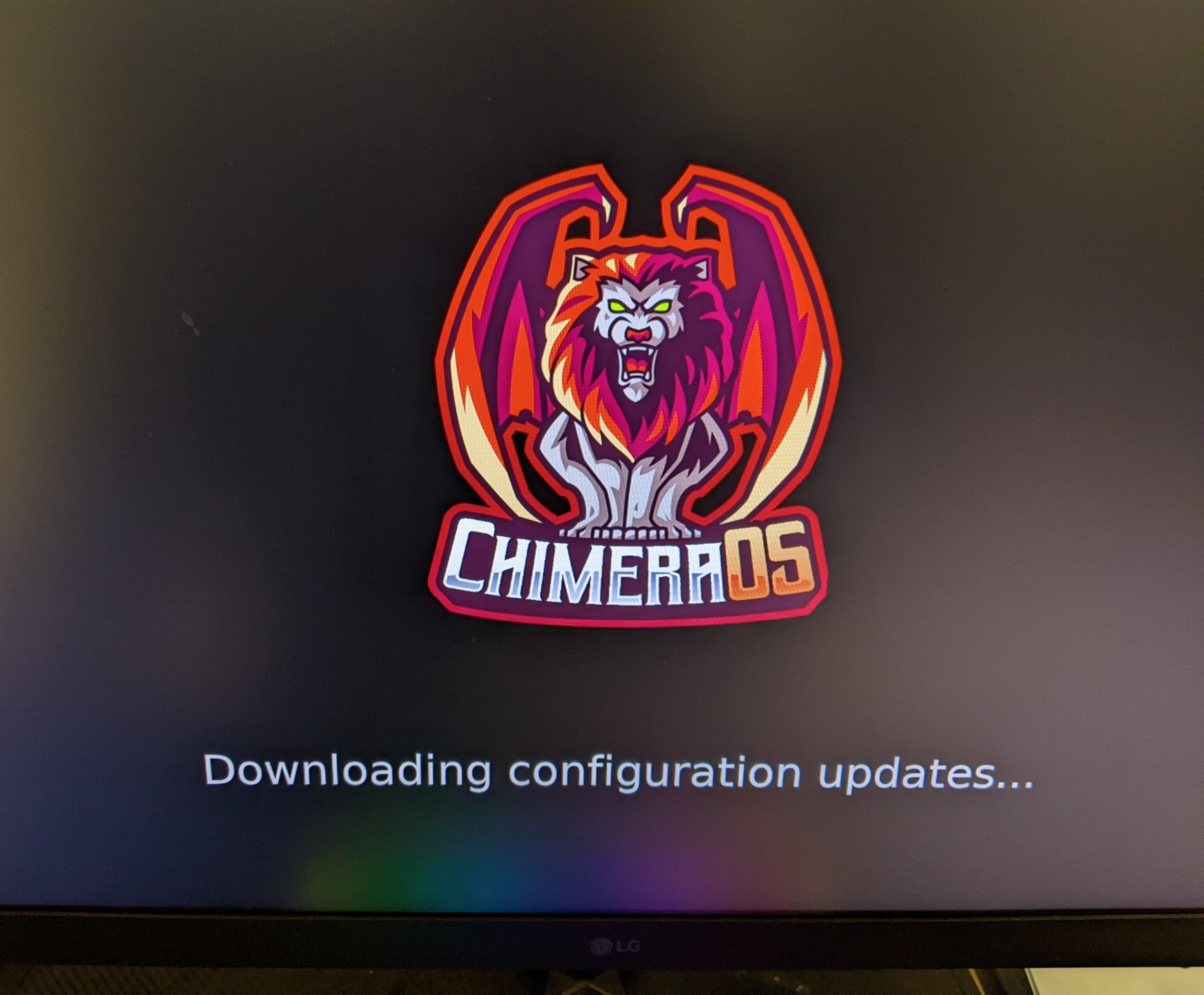ChimeraOS downloading configuration updates