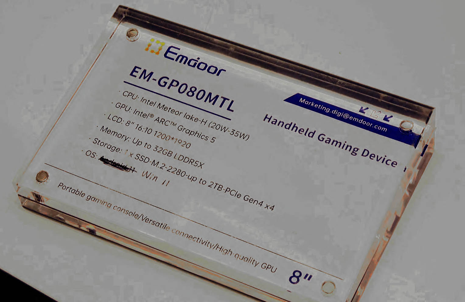 Emdoor EM-GP080MTL specs