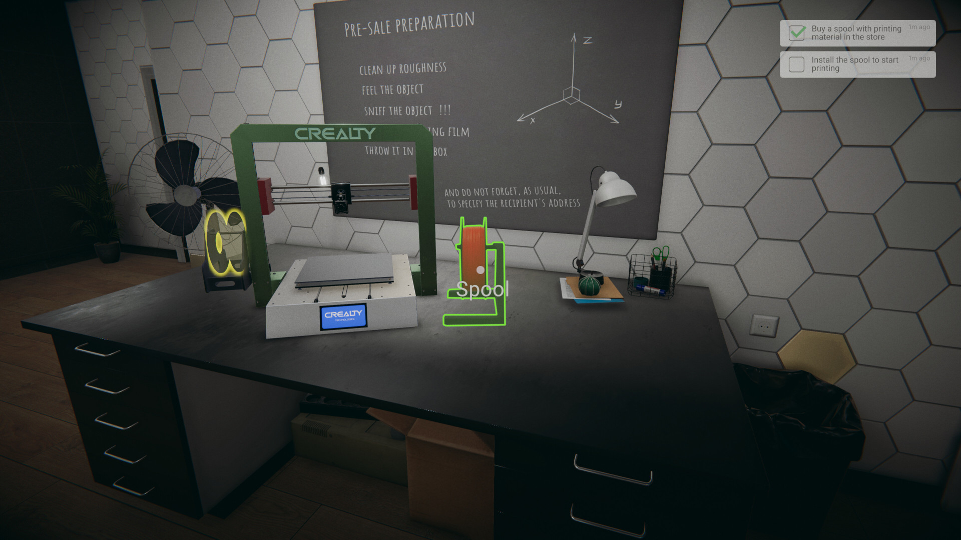 3D PrintMaster Simulator 3D object printed