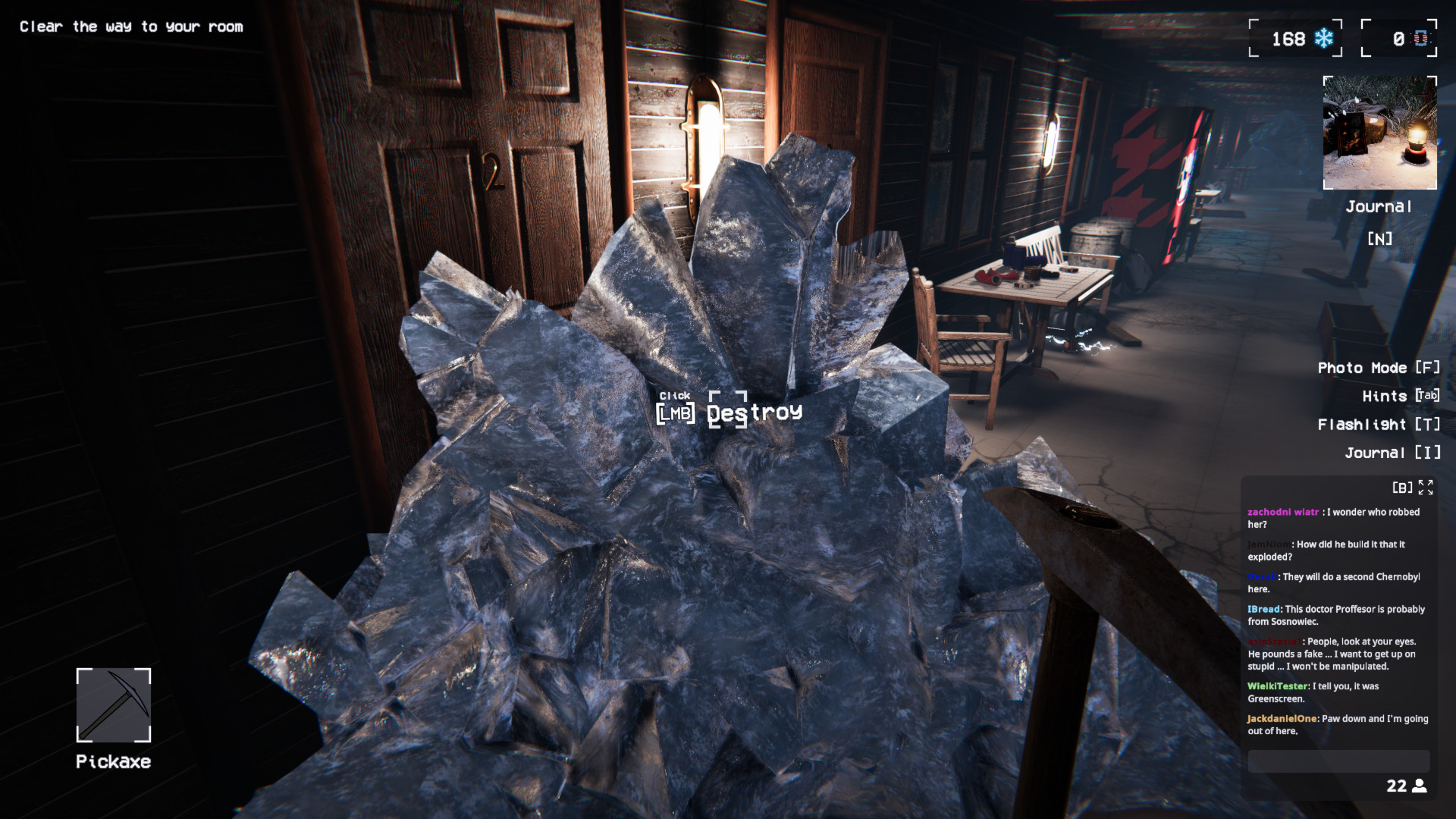 Booze Masters – chipping away at ice with a pickaxe