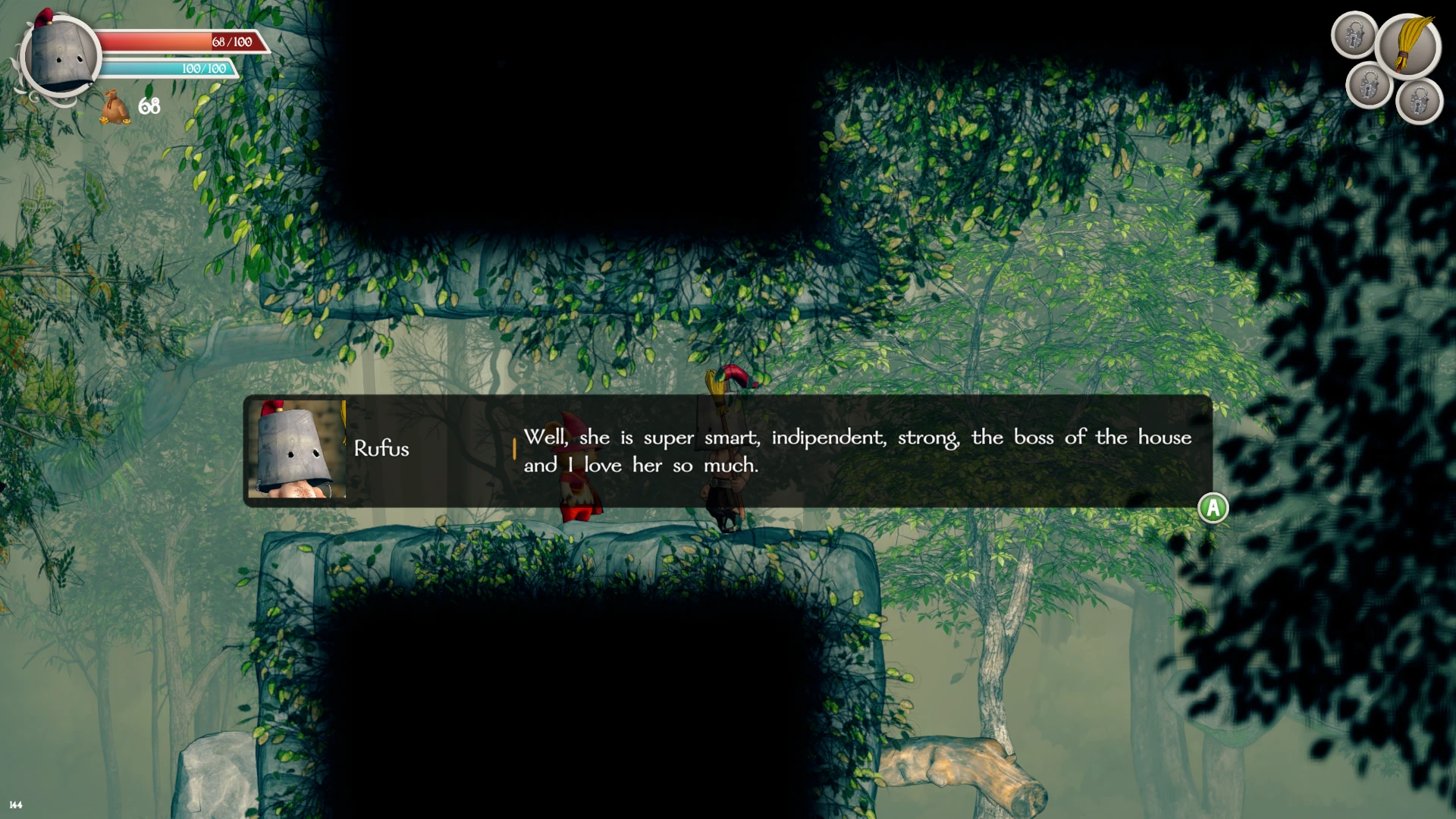 Clunky Hero spelling mistake in dialog