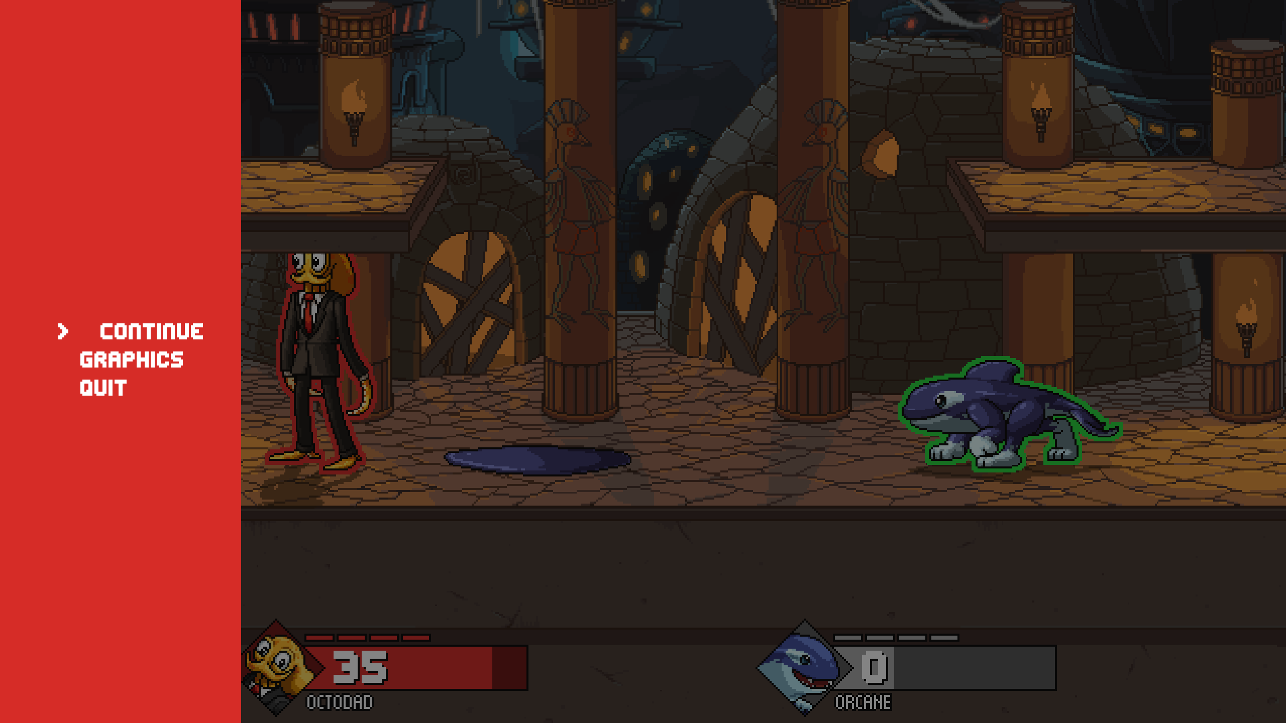 Fraymakers training mode pause menu