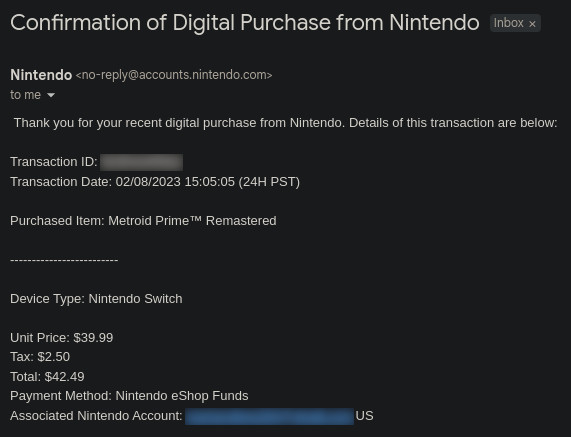 MPR proof of purchase