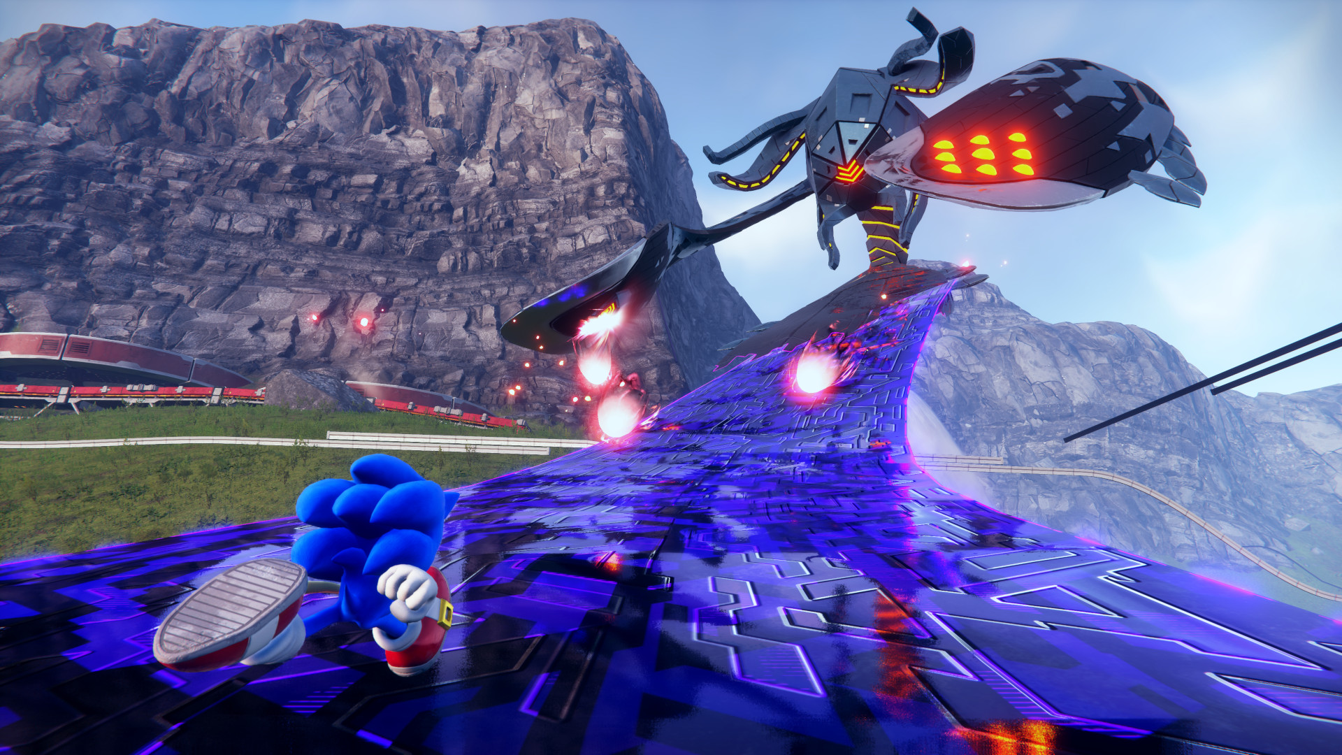 Sonic Frontiers - versing a boss