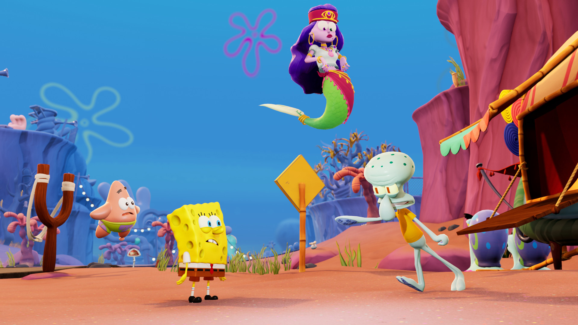 Cosmic Shake cutscene with Spongebob and Squidward