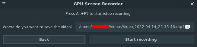 gpu screen recorder gtk record
