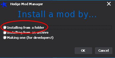 HMM install from a folder