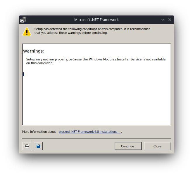 Dotnet error