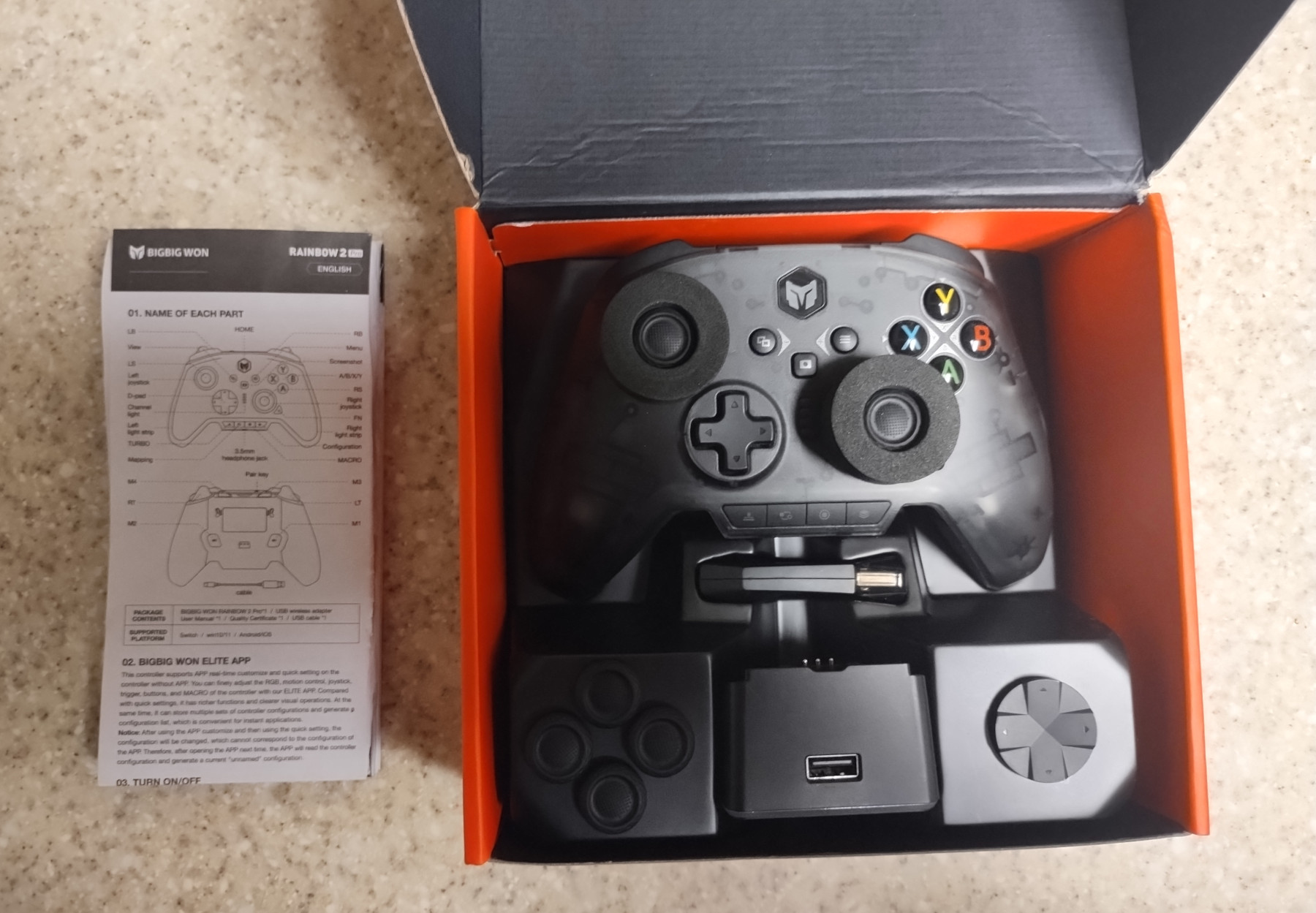 Box contents