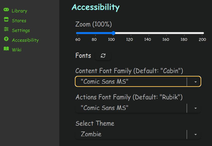heroic accessibility