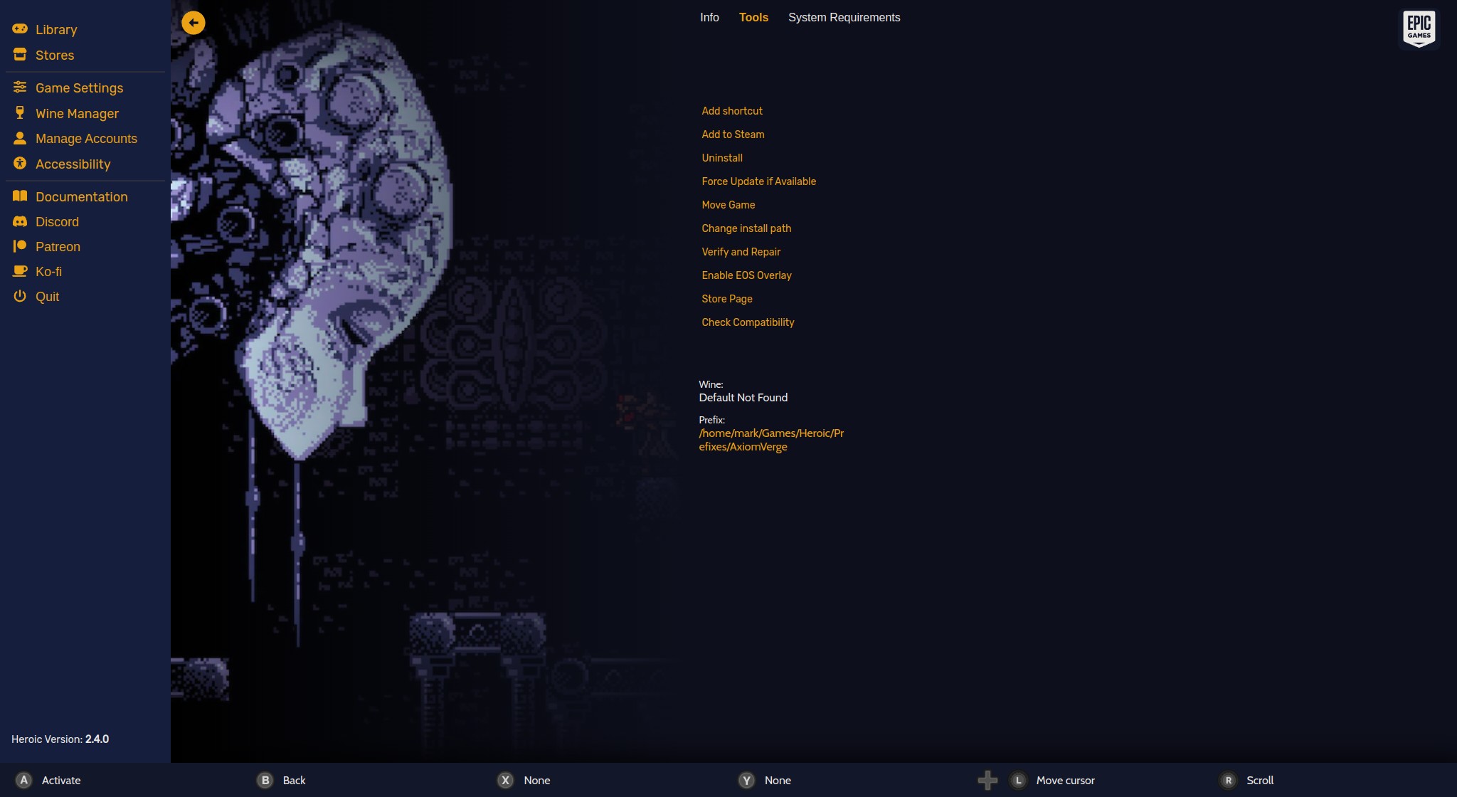 add to steam heroic games launcher example