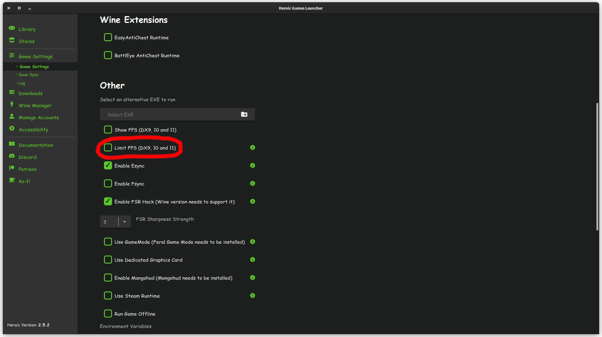Heroic Games Launcher 2.5.2 Gets Another Hotfix, Adds Option for DXVK Limit FPS, Arm64 Support for Mac OS