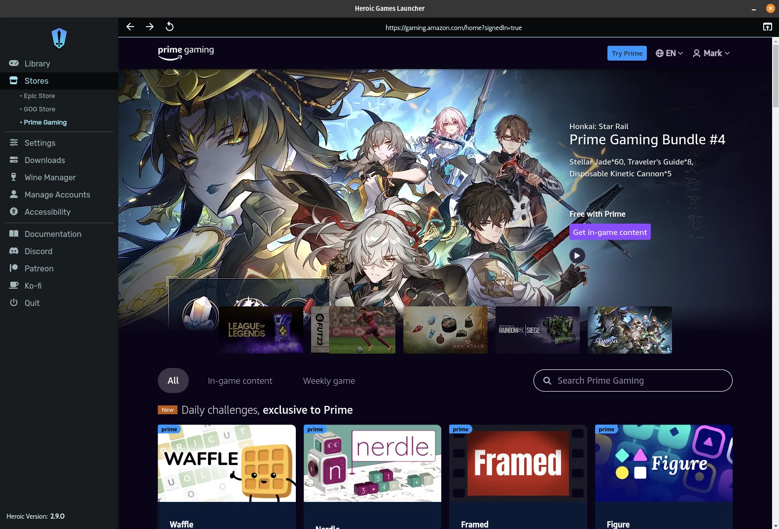 Heroic Games Launcher 2.9.0 'Boa Hancock' Adds Support for Amazon Games, ProtonDB/Steam Deck Compatibility Ratings