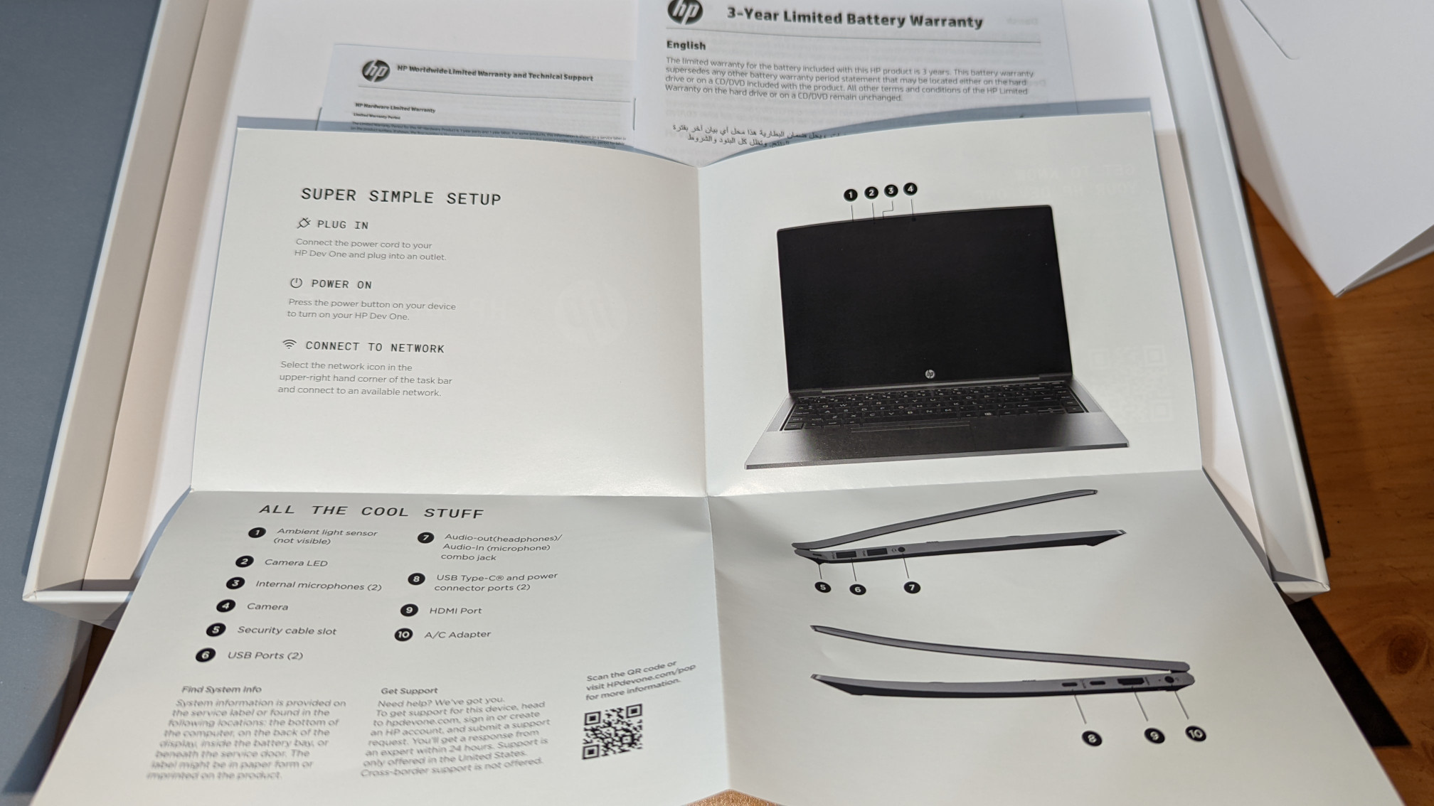 HP Dev One manual