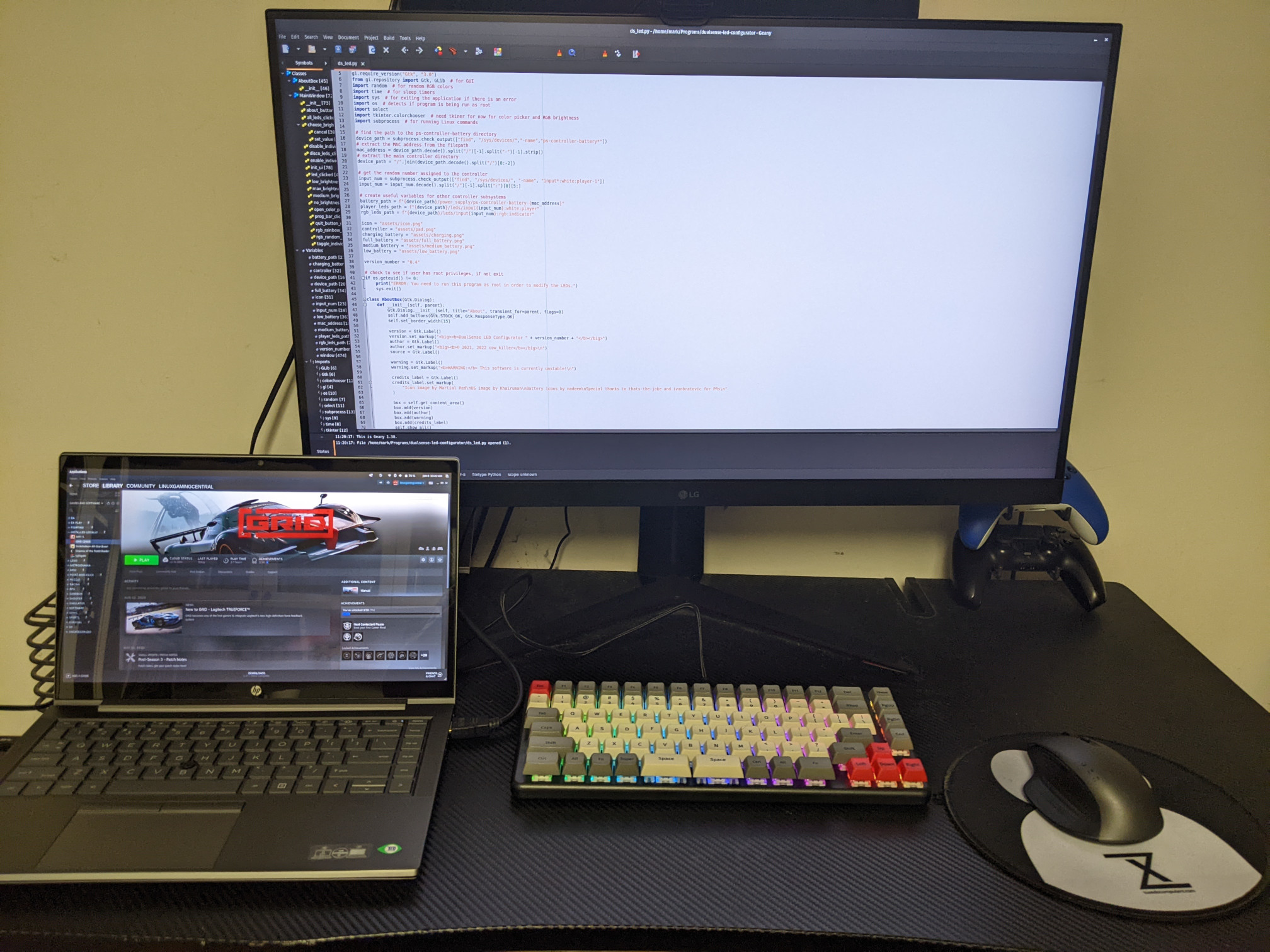 hp dev one docked