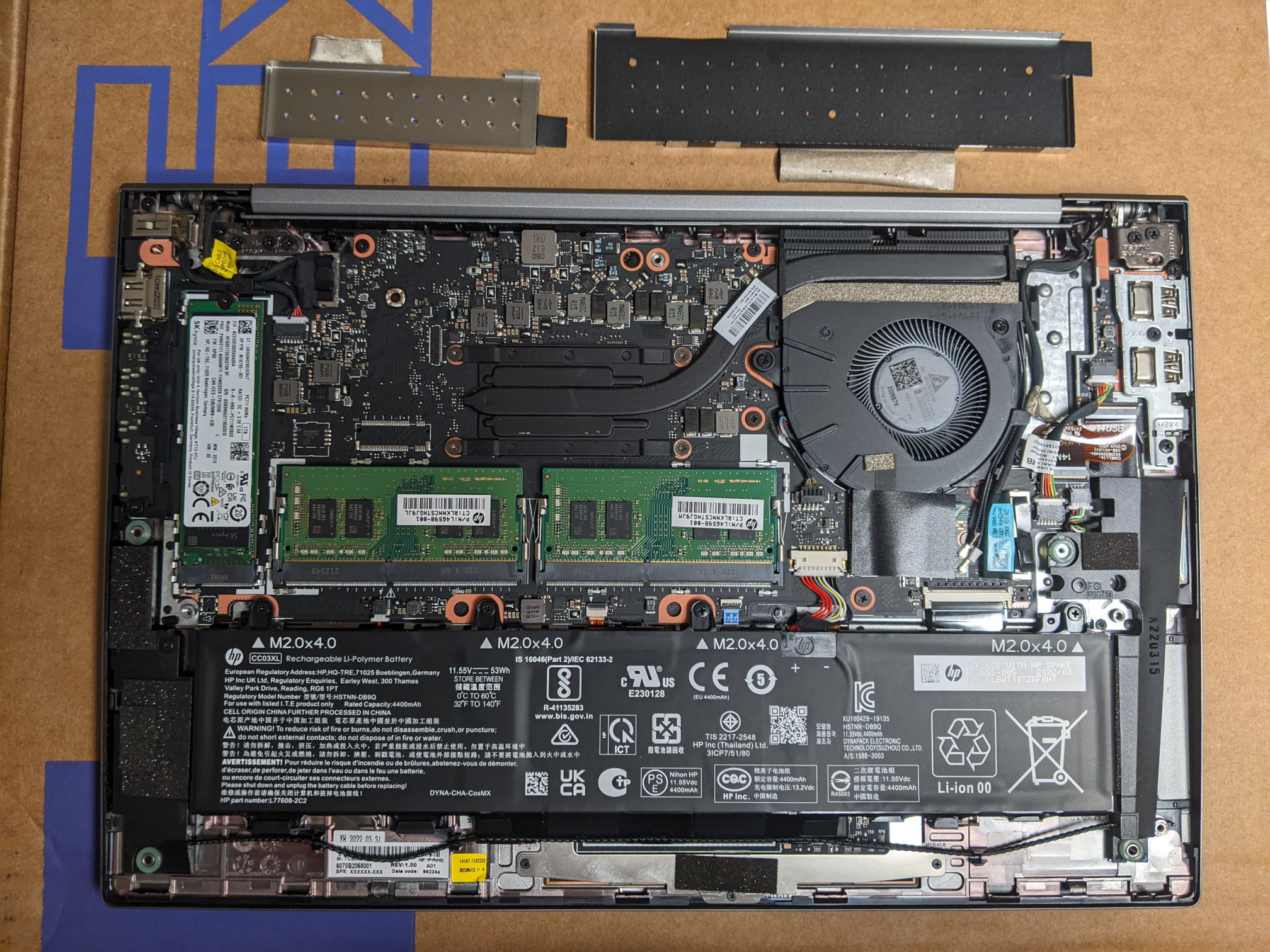 hp dev one guts