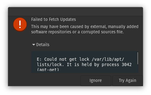 hp dev one update error