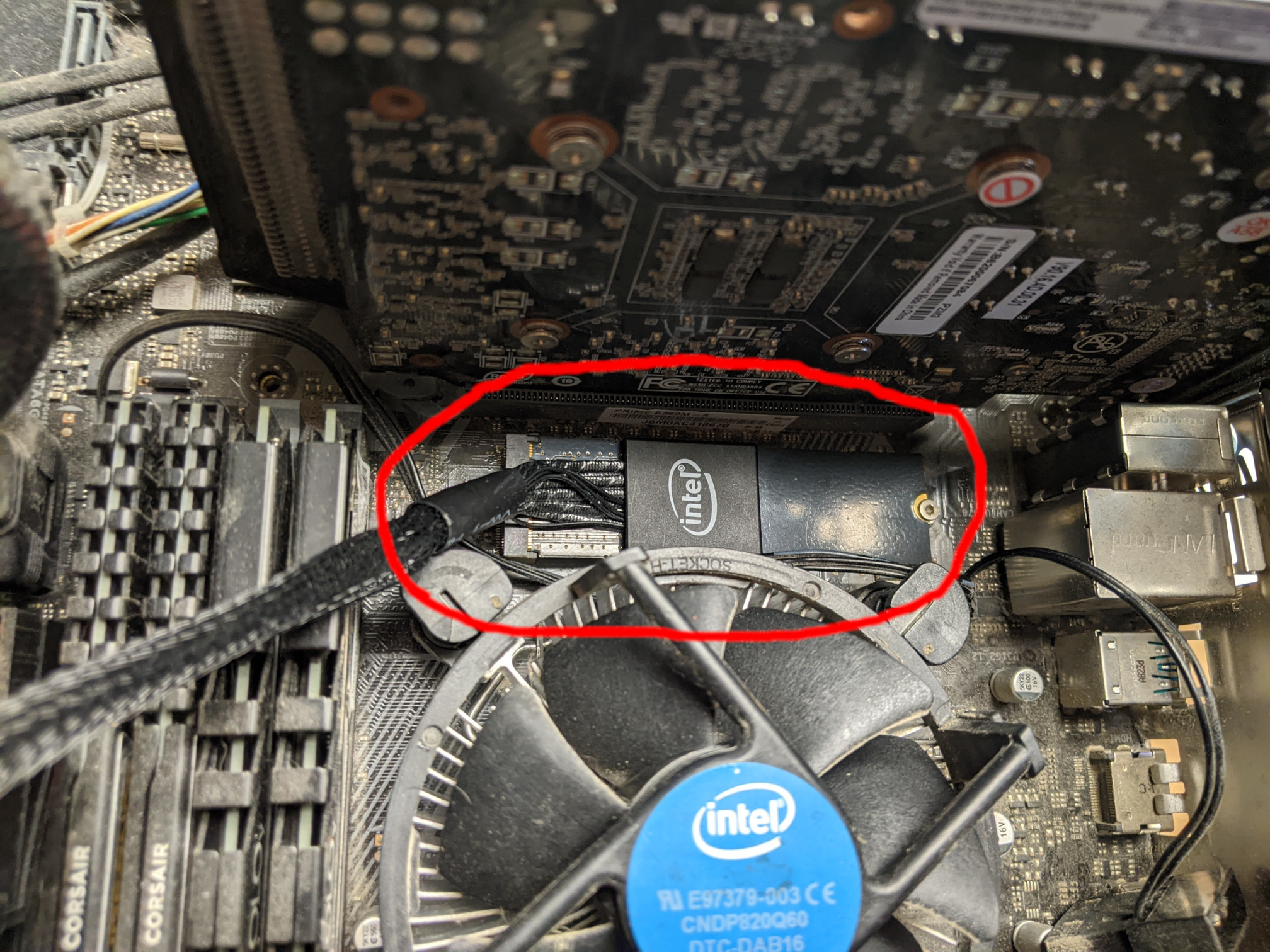 Intel Optane 905p M.2 connection