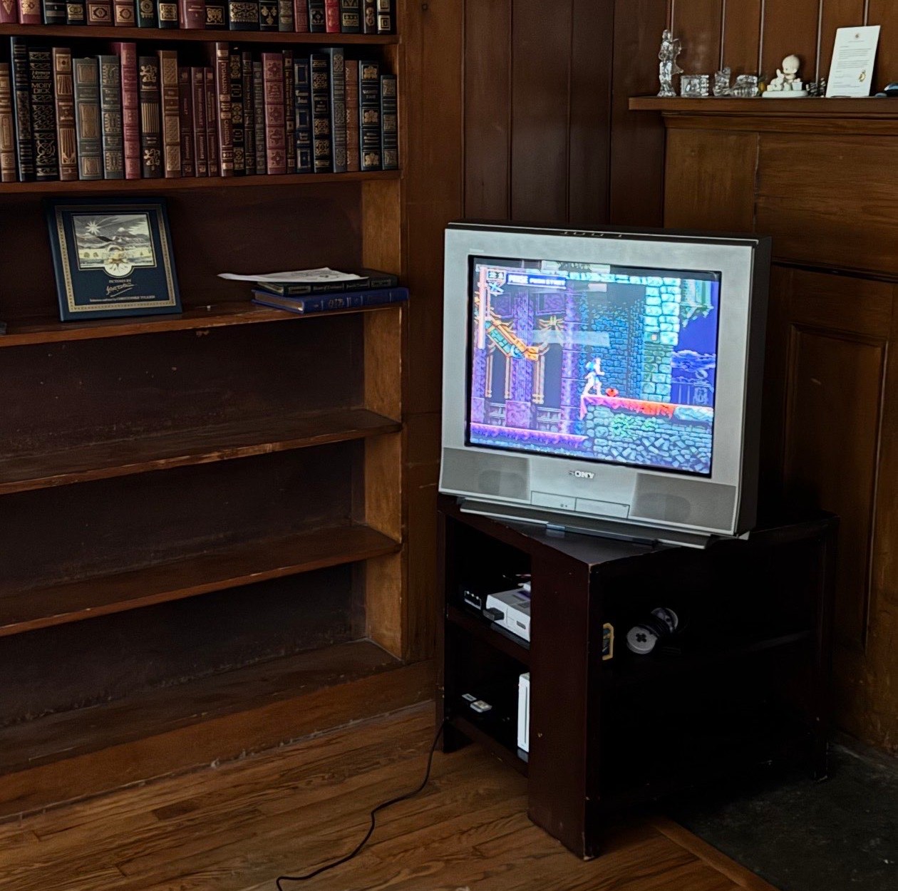 Sony Trinitron TV setup