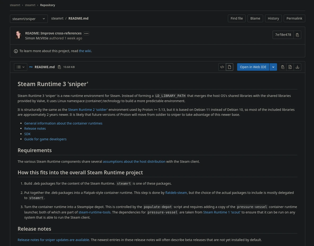 Steam Linux runtime - sniper
