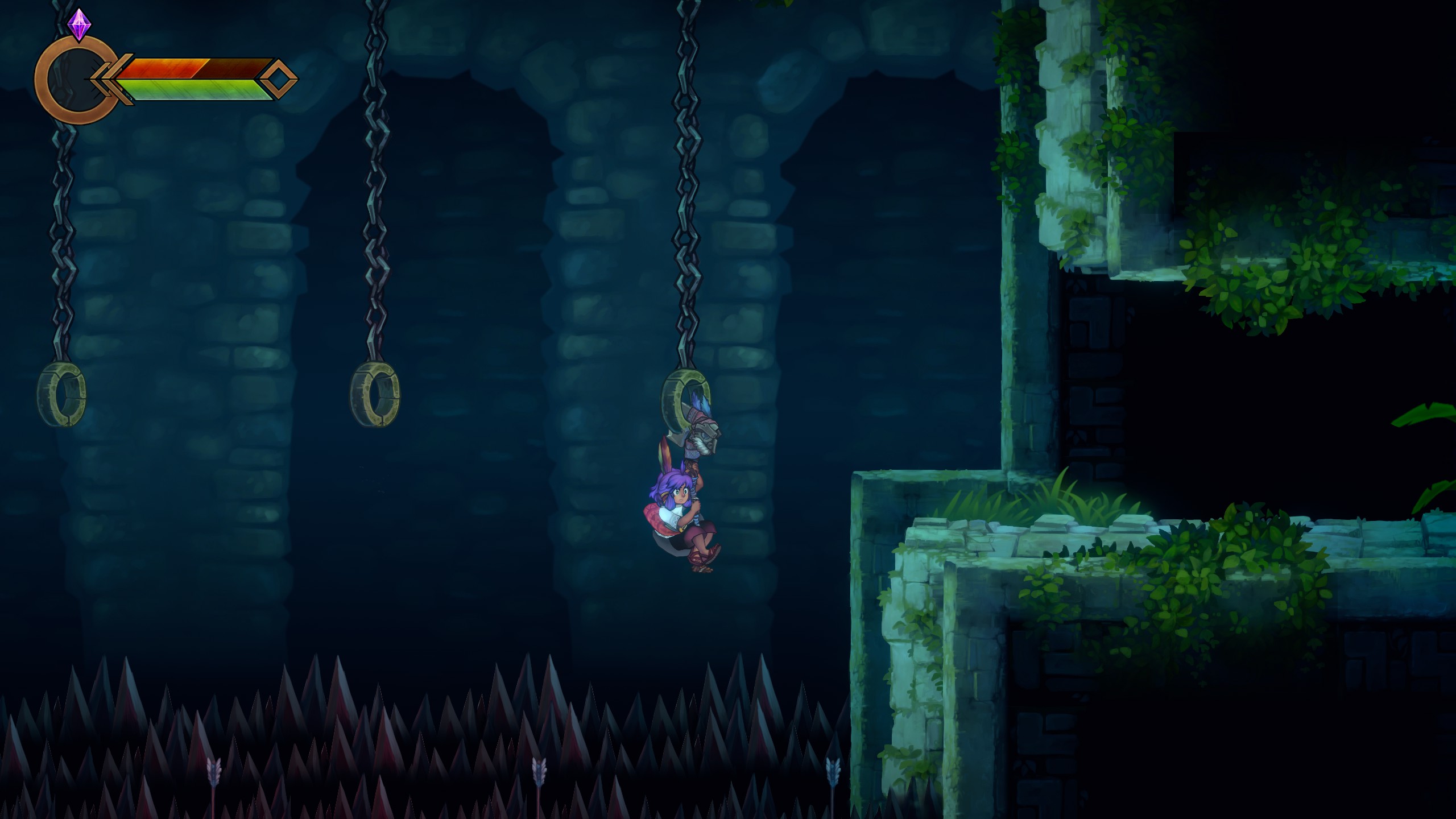 itorah hanging from a ring