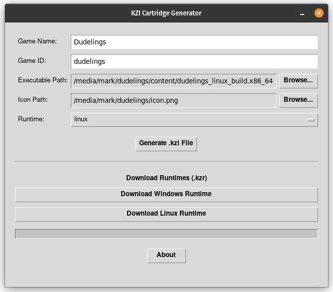 KZI Cartridge Generator app