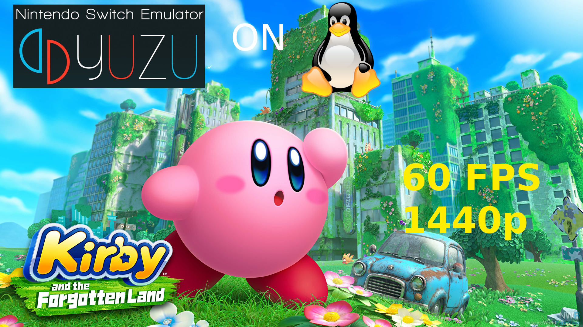 Kirby and the Forgotten Land: Emulation Tips (60 FPS, dynamic resolution disabled, 4K/ultrawide support!)