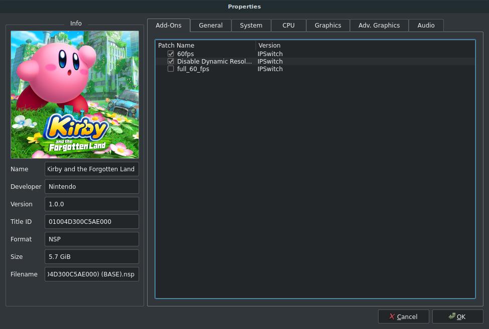 yuzu mod checklist