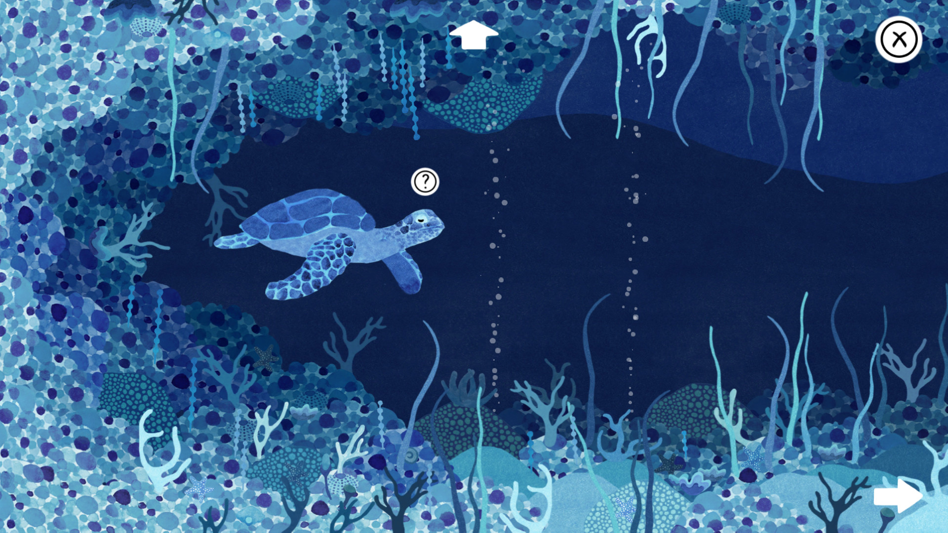 under leaves game