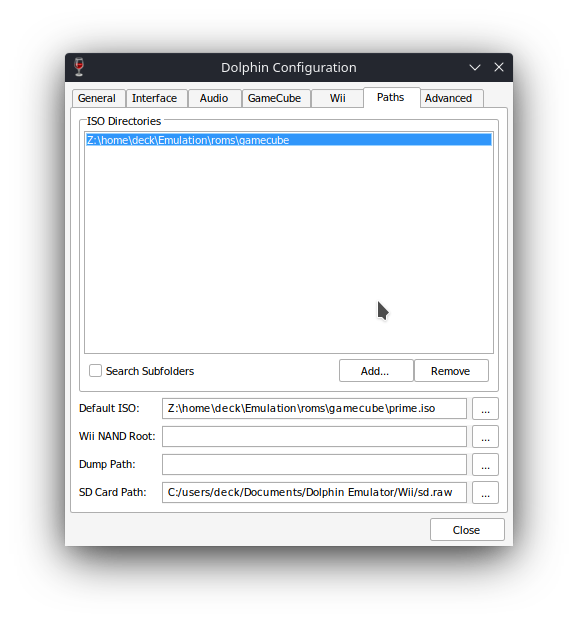 MPR adding ISO directory