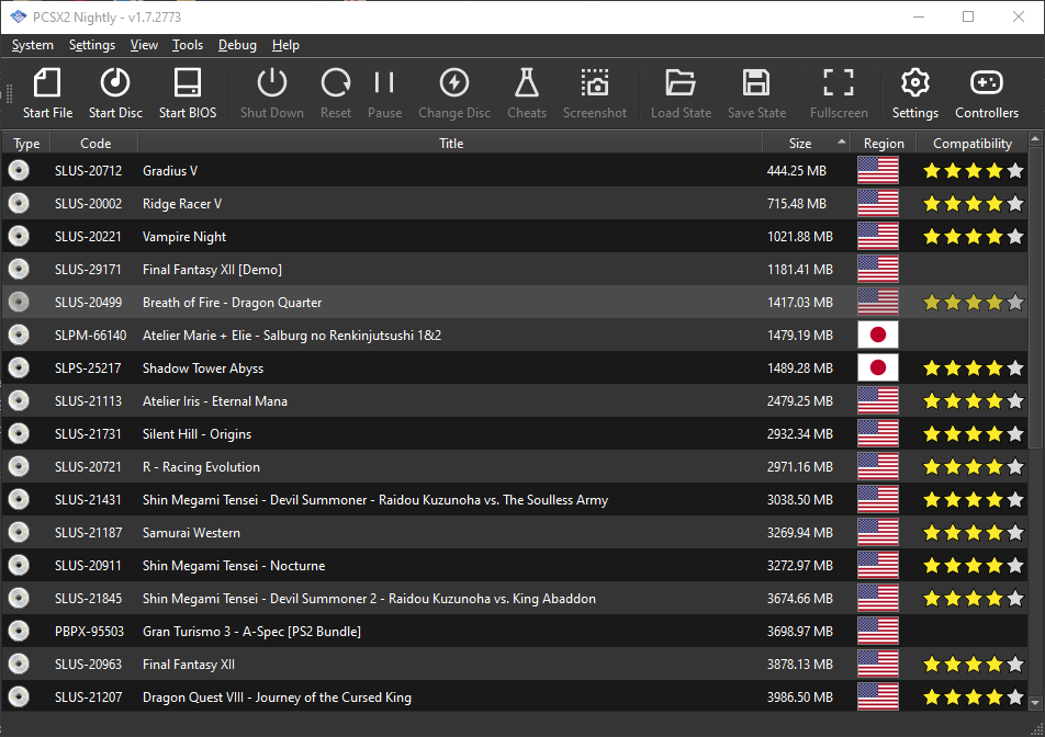 pcsx2 new ui