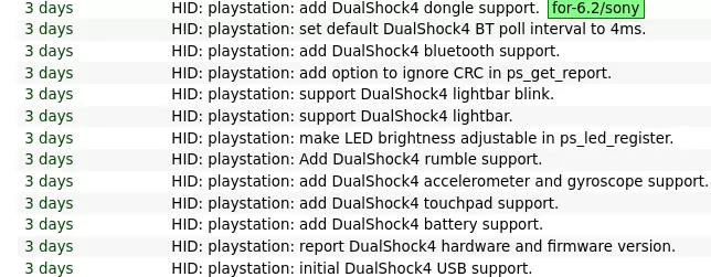 Patch notes for DS4 support