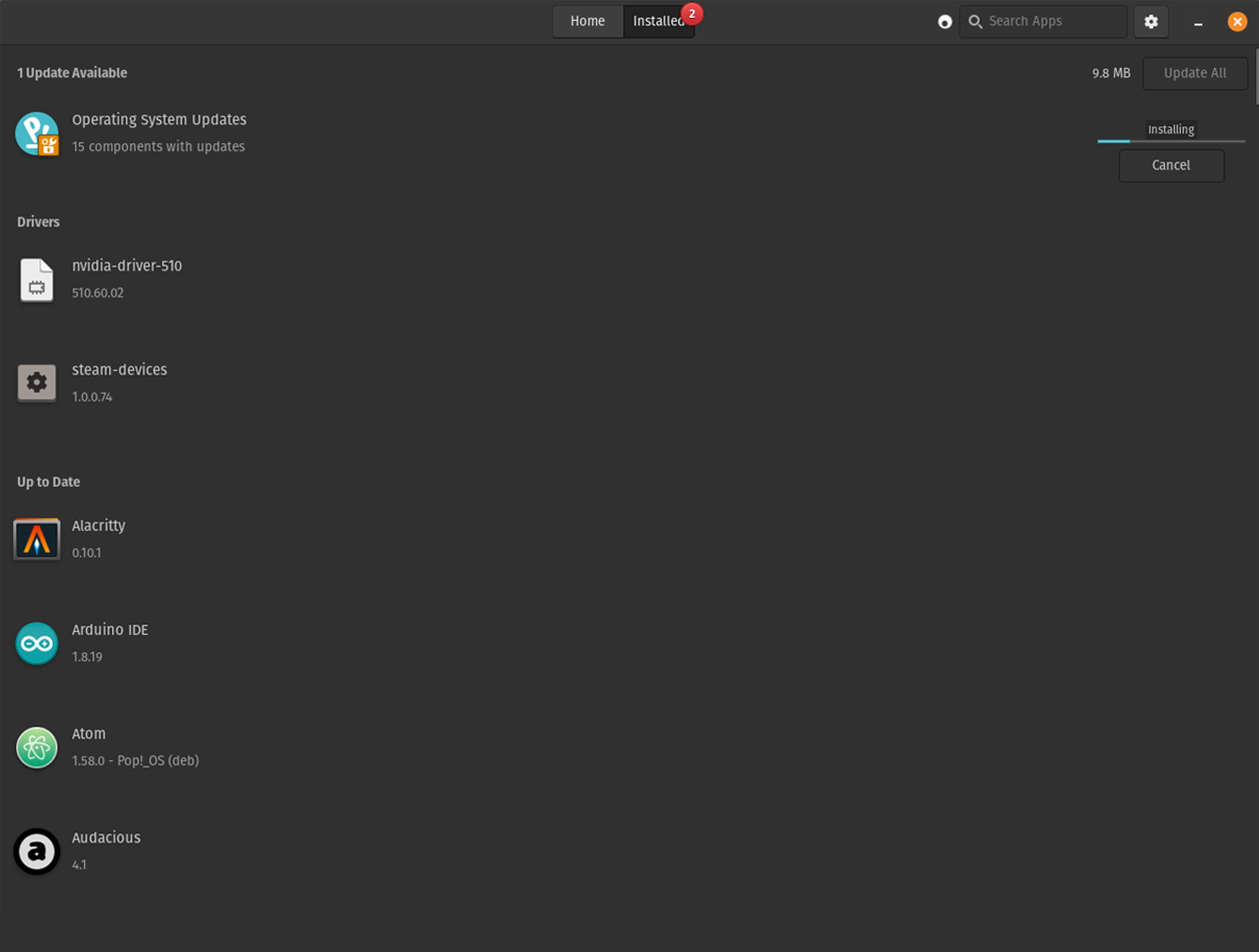 pop!_os 22.04 lts driver upgrades