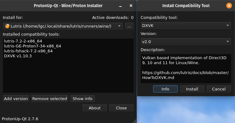 ProtonUp-Qt 2.7.6 Improves Lutris Game Detection and the Installation of SteamTinkerLaunch