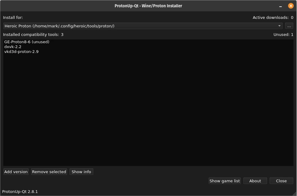 ProtonUp-Qt 2.8.1 Adds Heroic Support for GE-Proton, Overhauls Interface