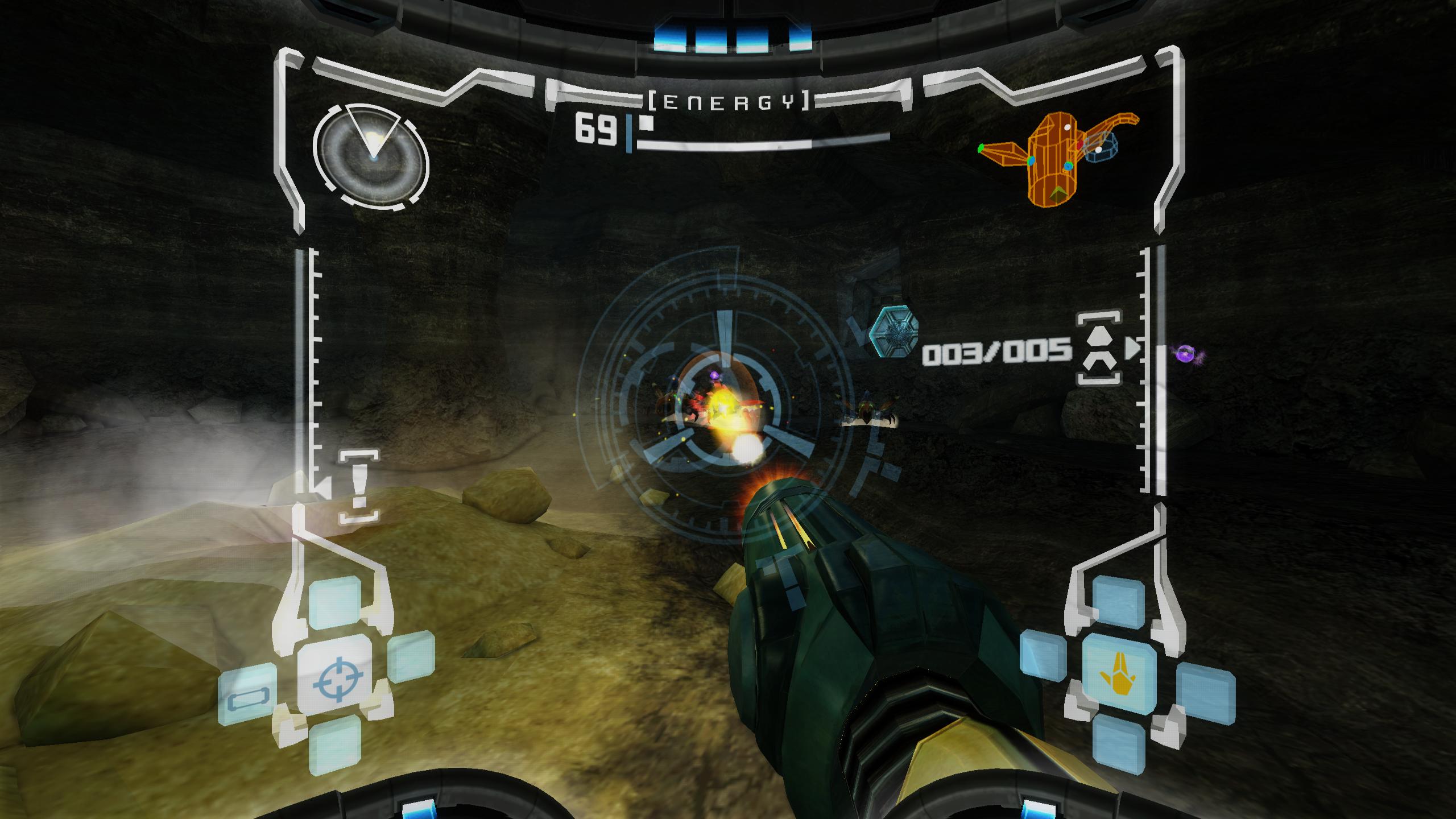 Metroid Prime vs. crab 2