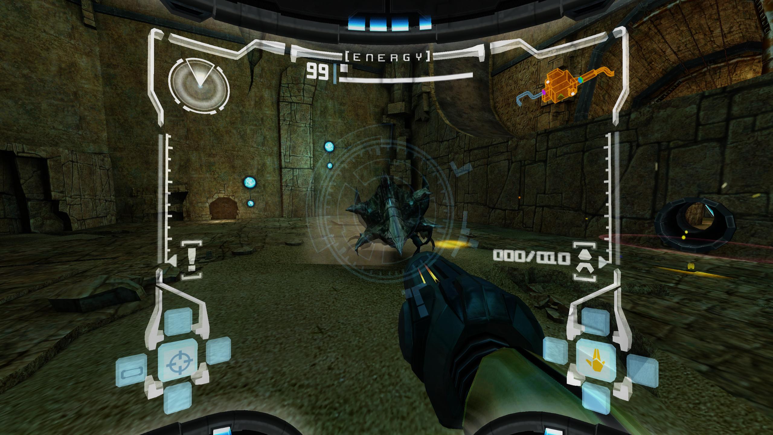 Metroid Prime vs. crab