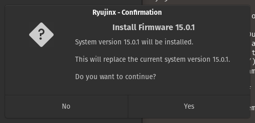 Ryujinx LDN install fw confirmation