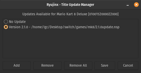 Ryujinx LDN configuring updates