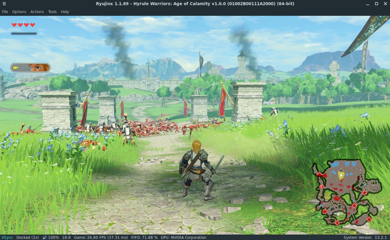 hyrule warriors ryujinx flatpak