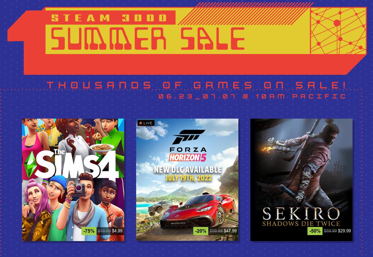 Steam Summer Sale Now Live Until July 7