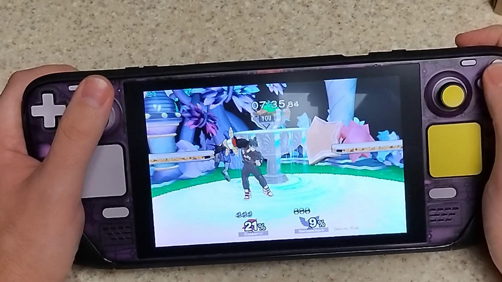 Playing Melee with clicky kit installed