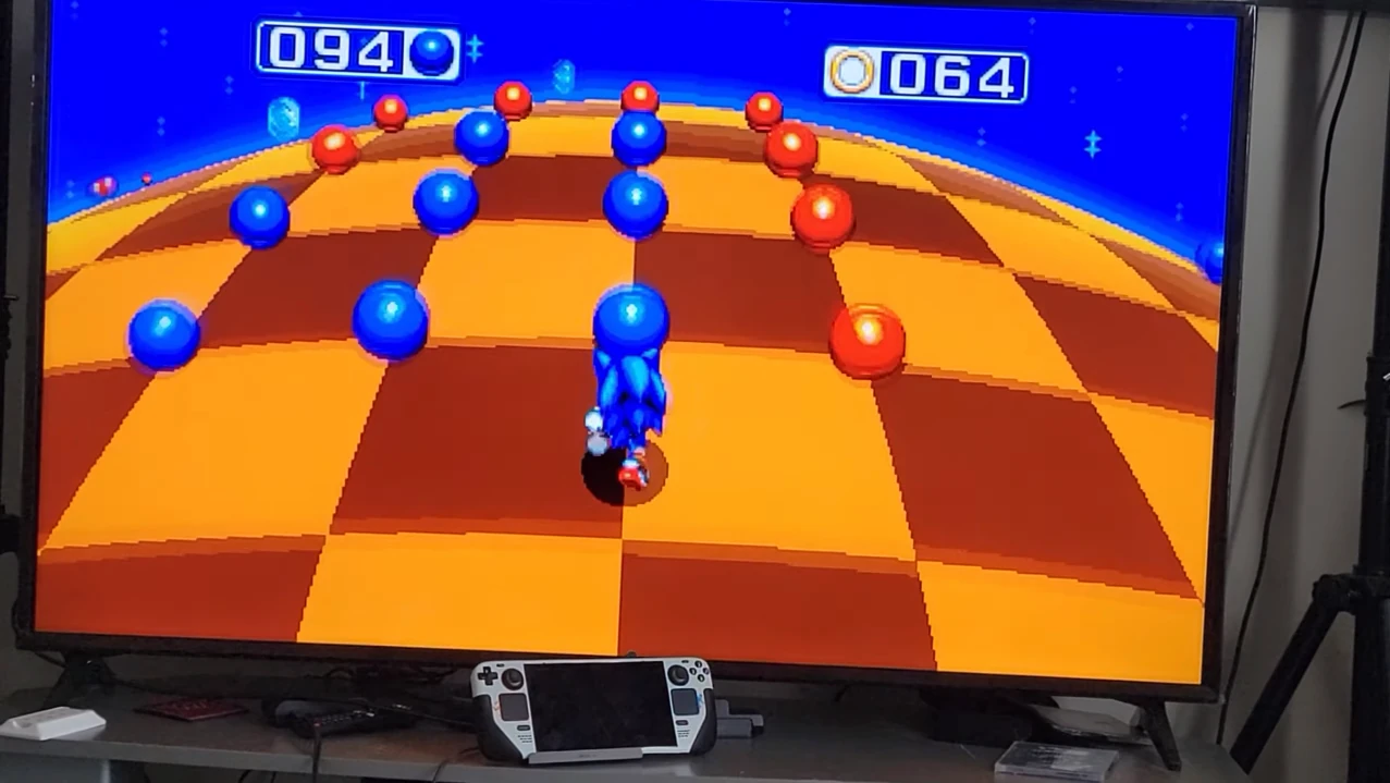 Sonic 3 docked