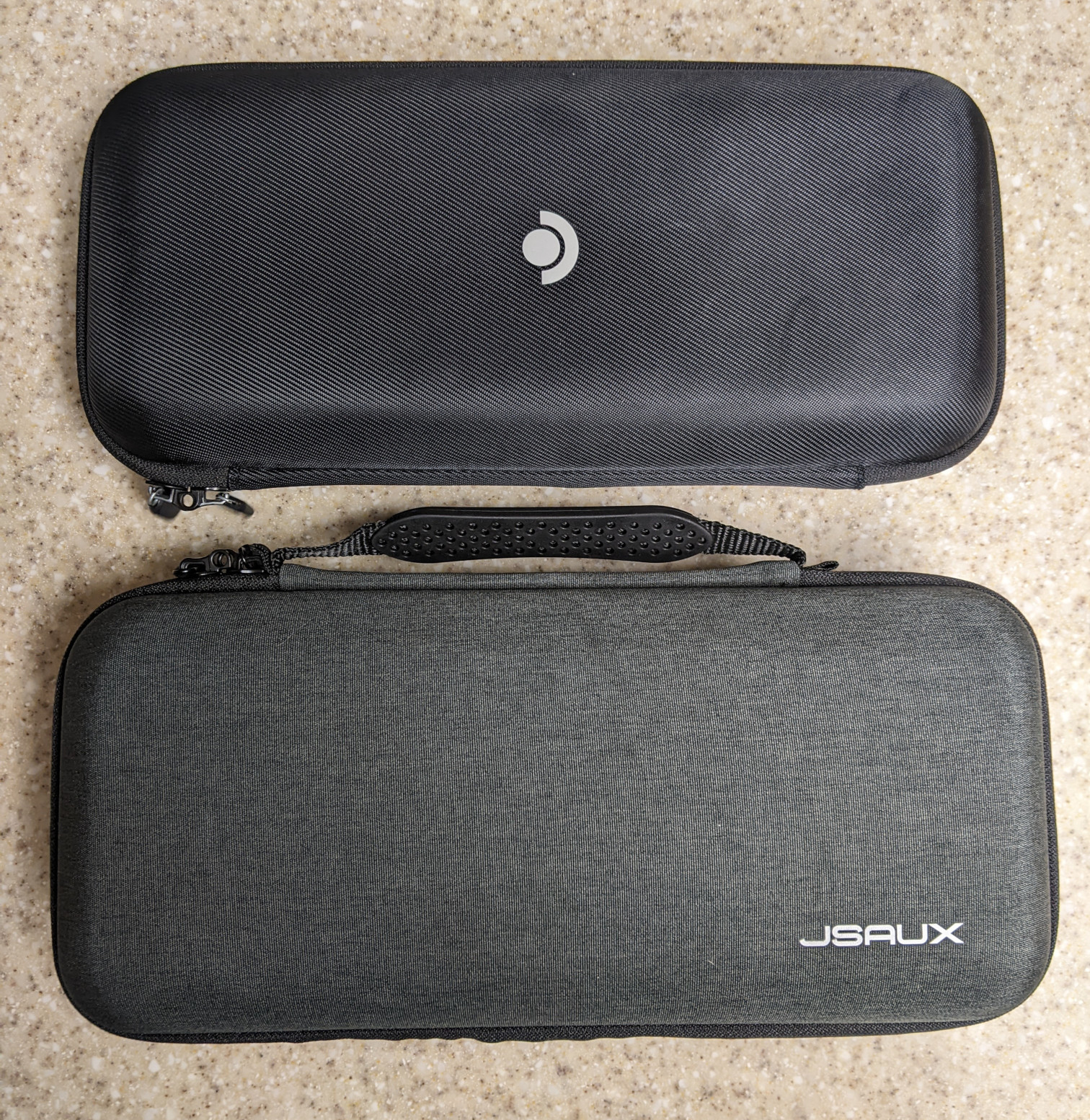 JSAUX Steam Deck case size comparison to original