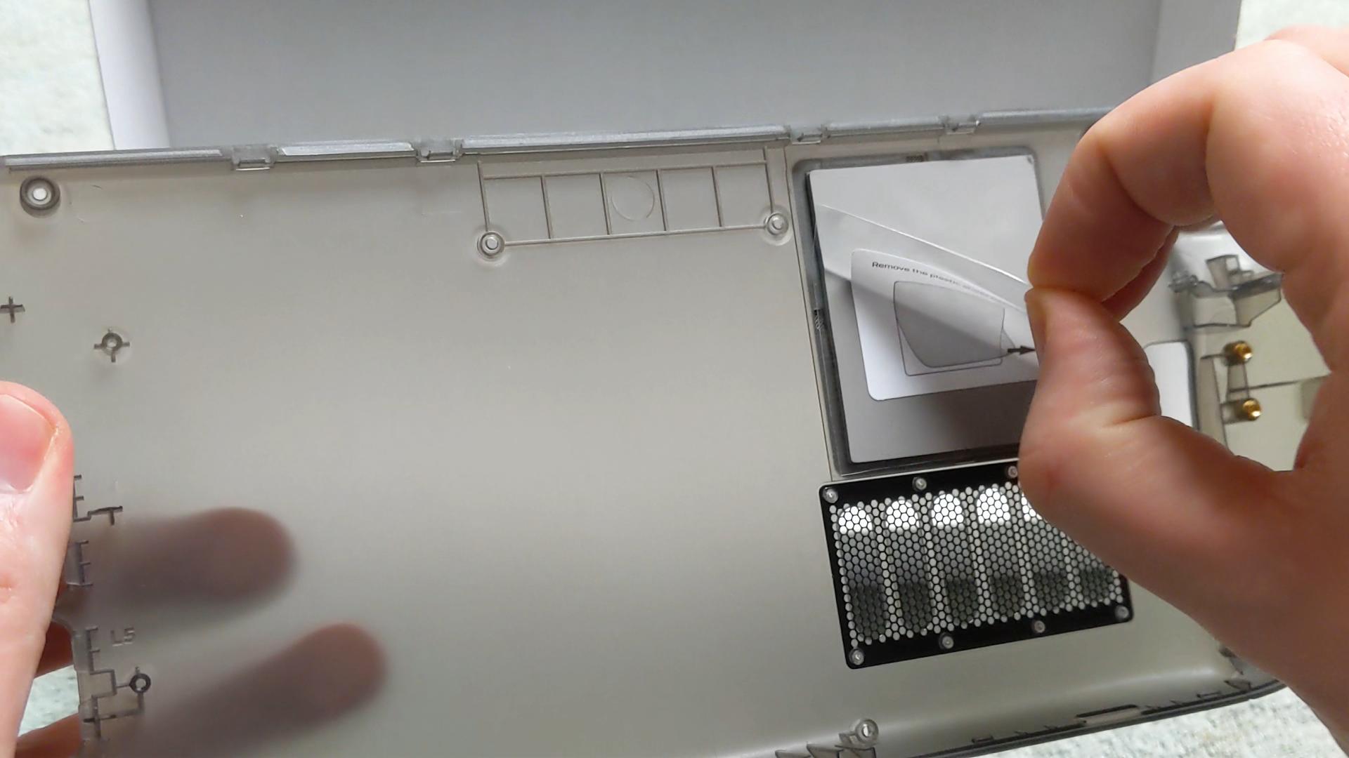 JSAUX clear case aluminum pad
