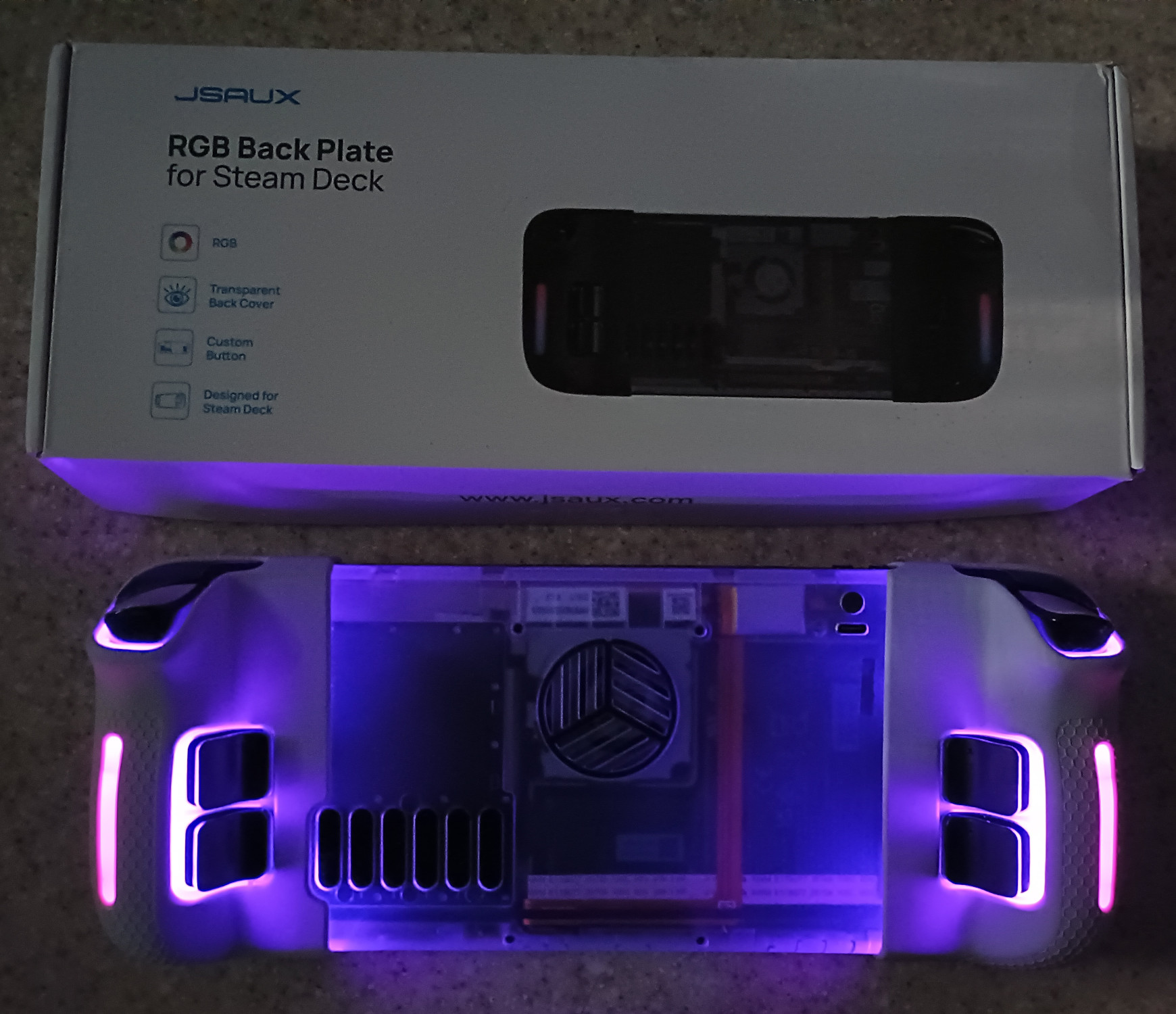 Cover Image JSAUX RGB Backplate for Steam Deck - Review