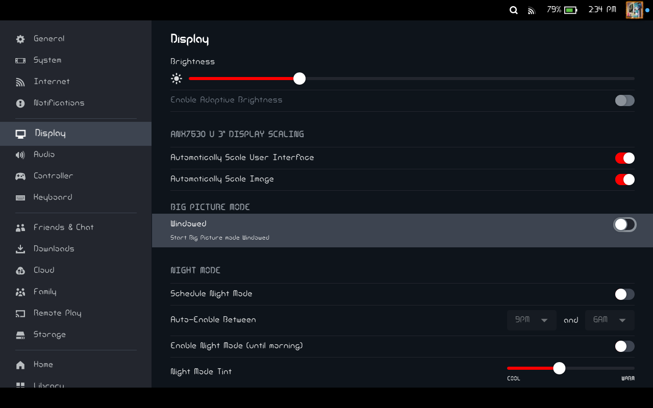 Steam Deck new BPM windowed toggle