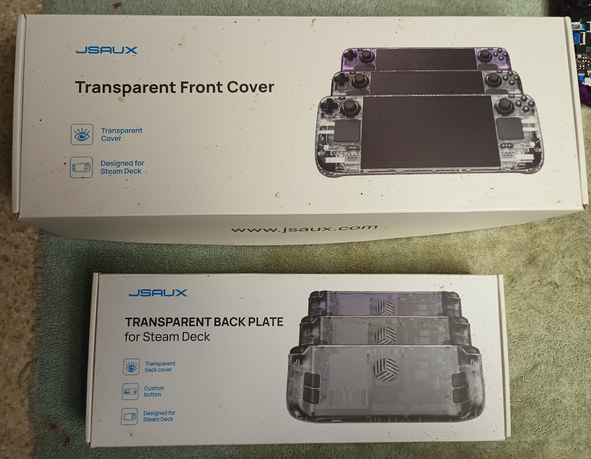 JSAUX front and back shell box