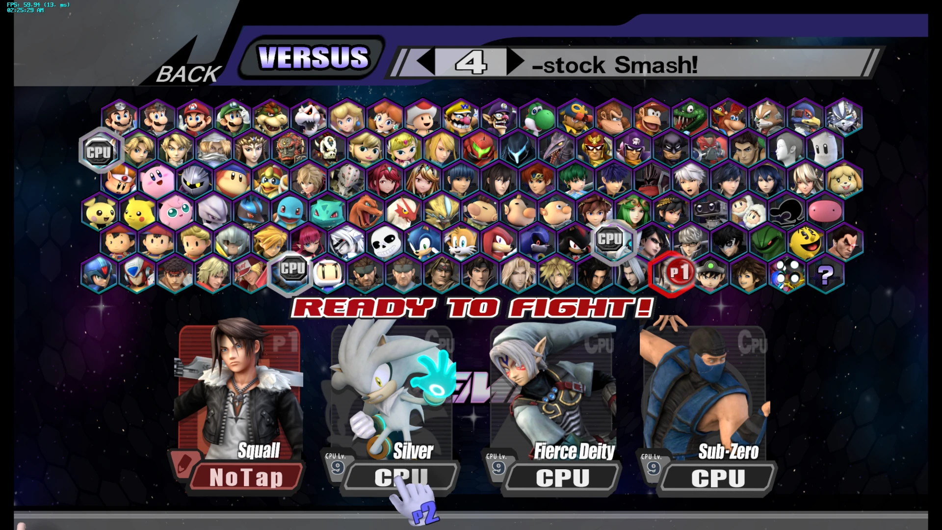 PM EX Remix character roster